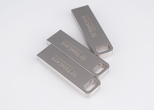 方孔金屬直條u盤定制1G-256G 鐳雕logo的u盤廠商